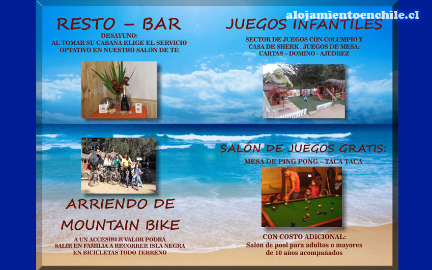 Cabañas Pinares – Isla Negra